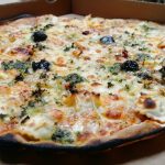 Pizza chorizo ravioles