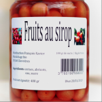 Fruits au sirop 400 gr