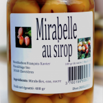 Prunes Reine Claude entières au sirop 400 gr