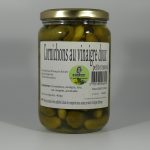 Cornichons au vinaigre doux petits et moyens 400 gr