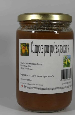 Compote de poires Packam's 640gr